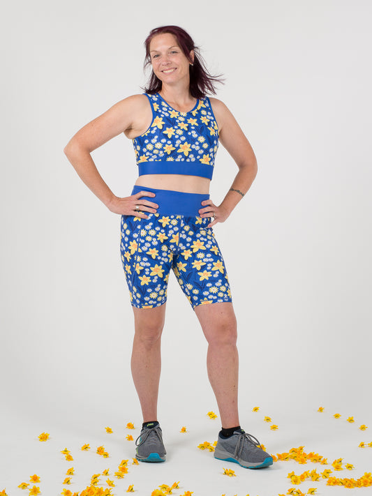 Marie Curie Daffodil Women's Active Shorts