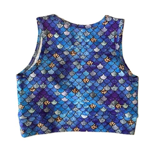 Last Chance - Mermaid Scales Sports Bra - Size 16-18