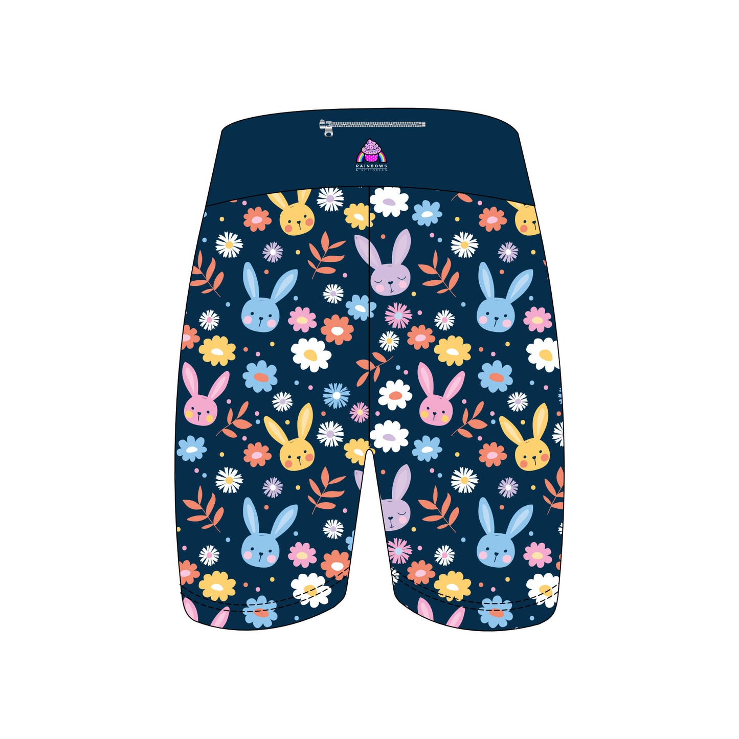 Bunny Bloom Women's Active Shorts