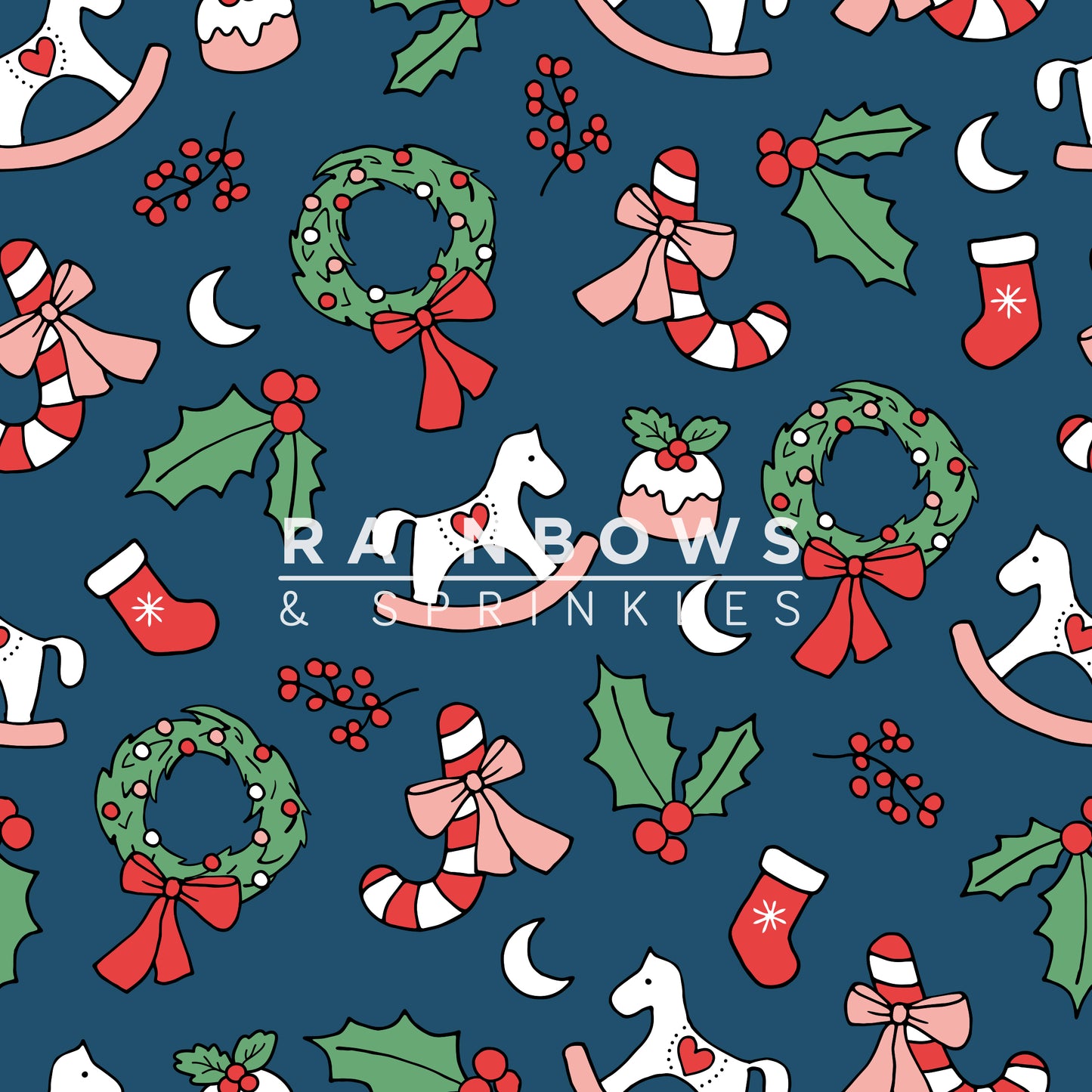 Last Chance - Cosy Christmas Sports Bra - Size 8-10