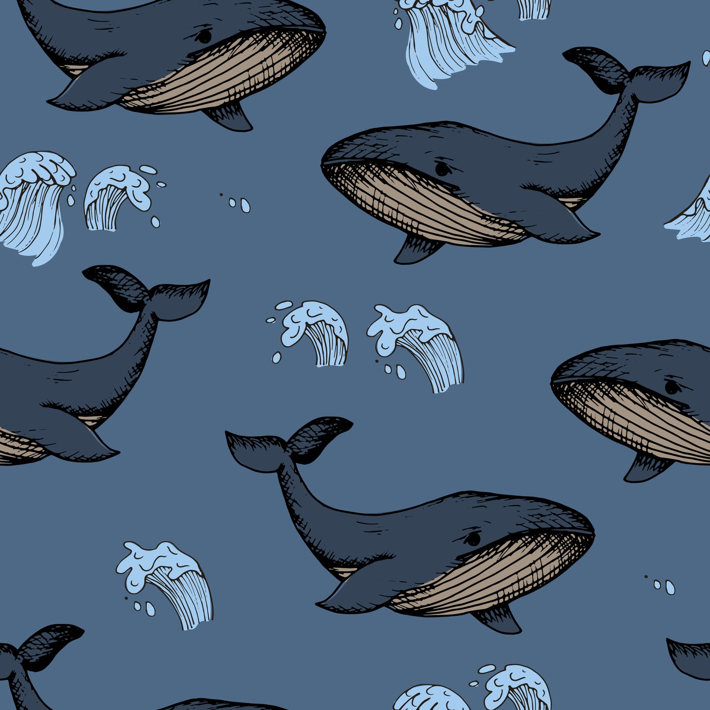 Last Chance - Splashing Whales Sports Bra - Size 8-10