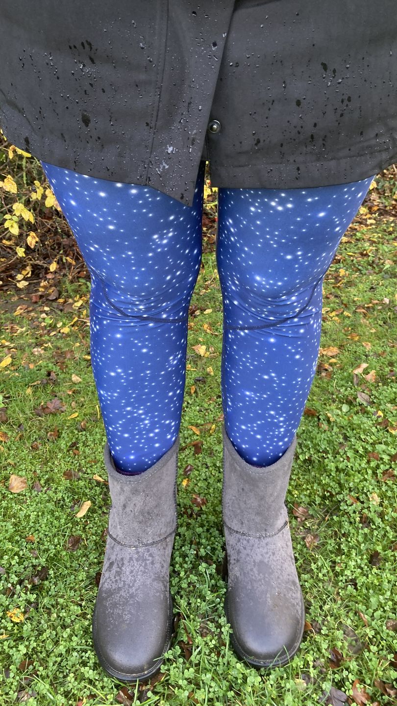 Night Sky Women's Activewear Leggings (Dual Pocket)