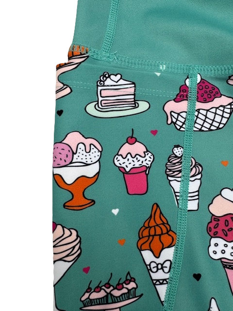 Last Chance - Cakes & Ice Cream Women's Activewear Leggings