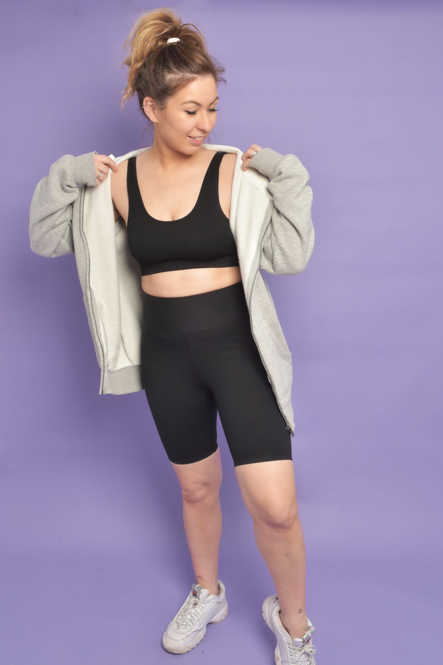 High Performance Black Women's Active Shorts