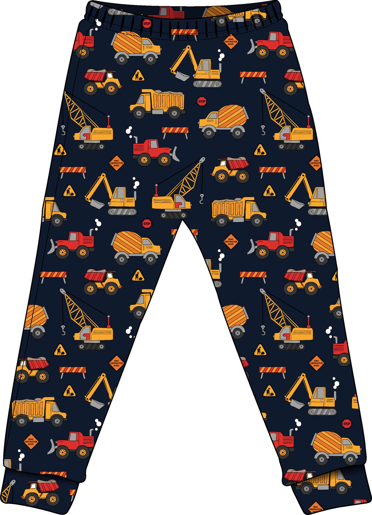 Construction Children's Cotton Jersey Leggings
