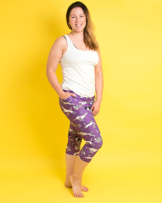 Purple Flyball Women's Activewear Leggings
