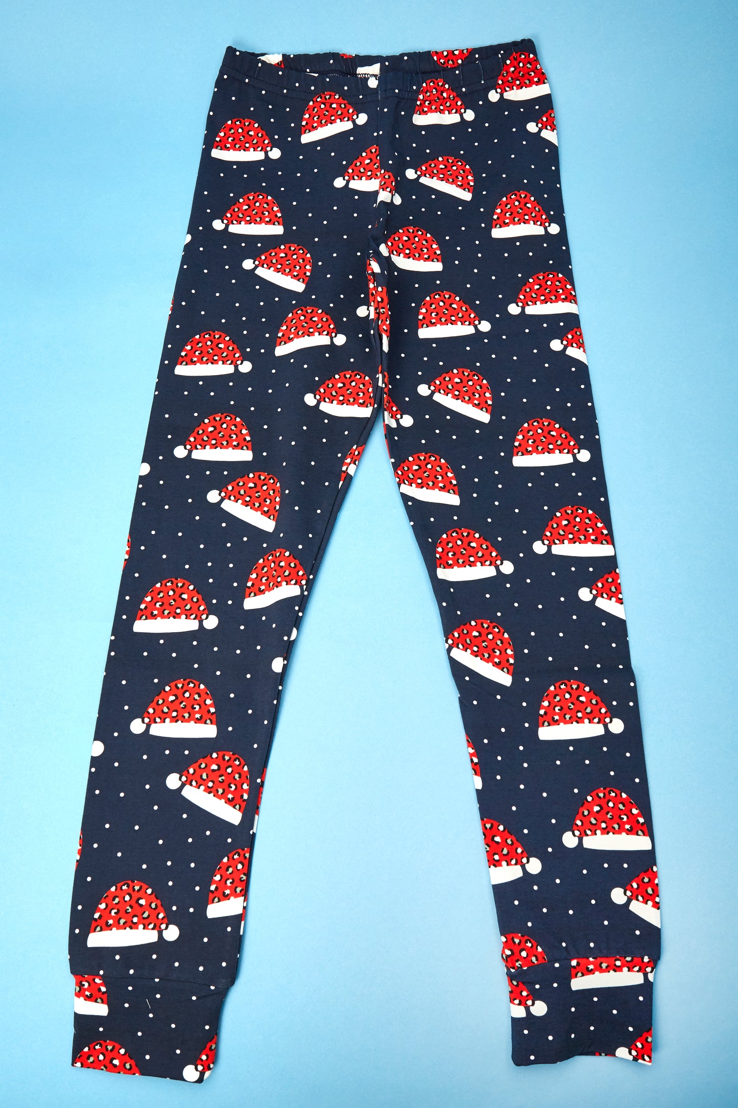 Christmas Hat Children's Cotton Jersey Leggings