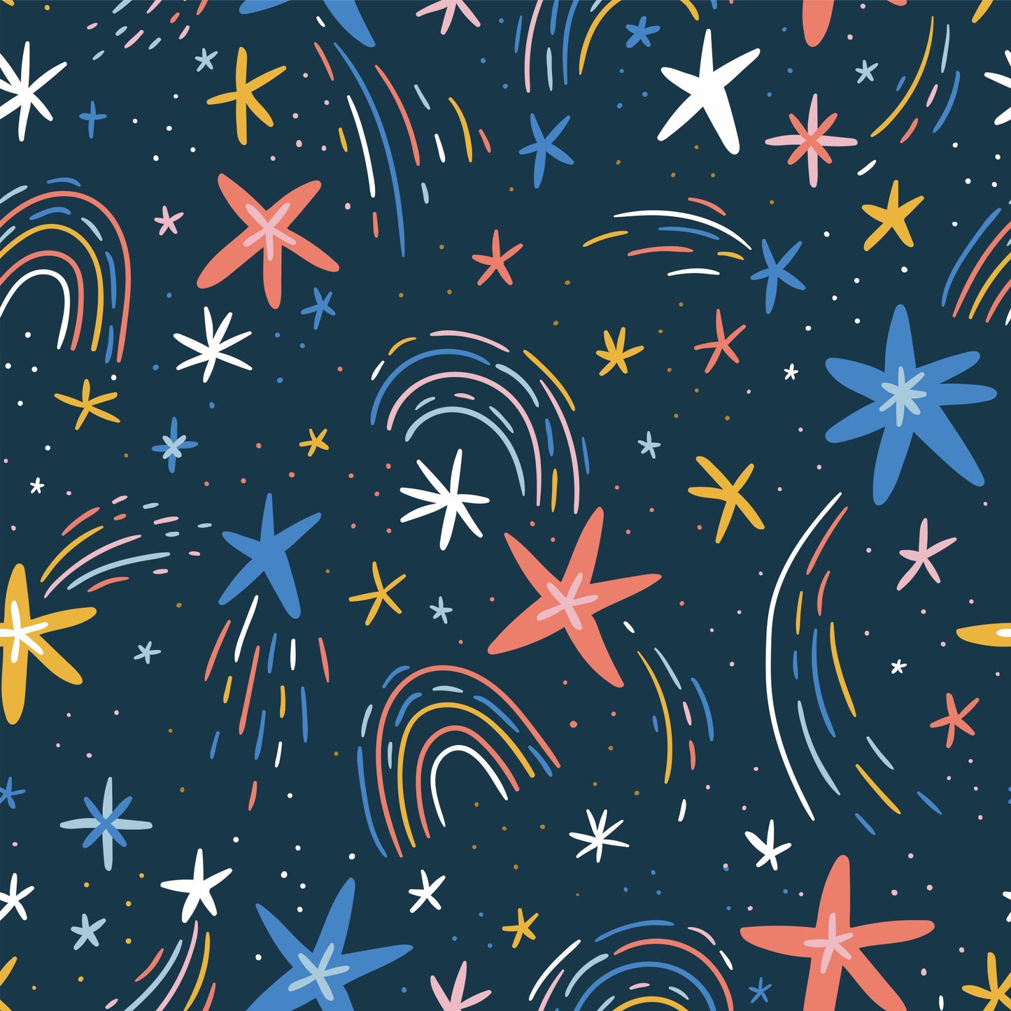 Shooting Stars Children's Cotton Jersey Leggings