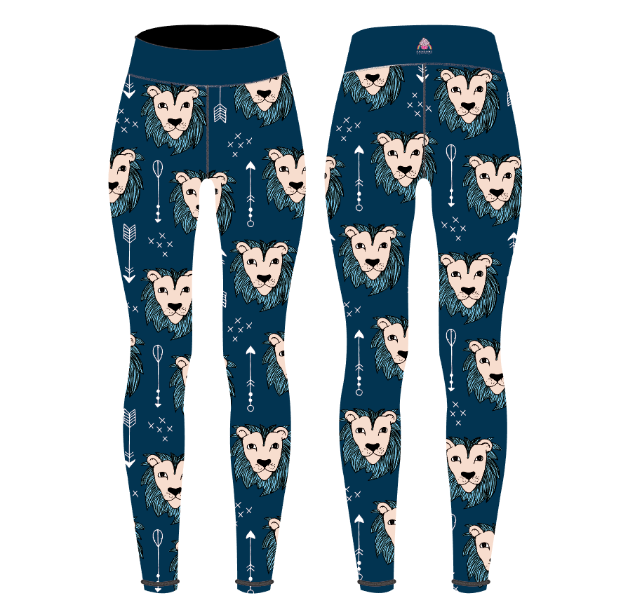 Midnight Lion Women’s Activewear Leggings