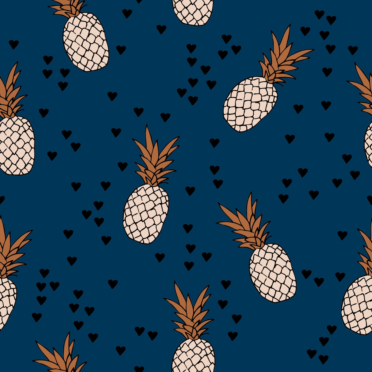 Pineapple Nights Children's Cotton Jersey Leggings