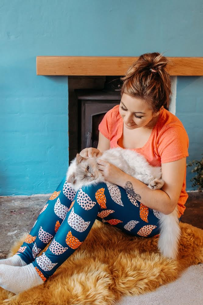 Leopard Cats Women’s Activewear Leggings