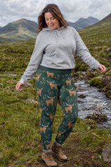 Highland Cow & Thistles