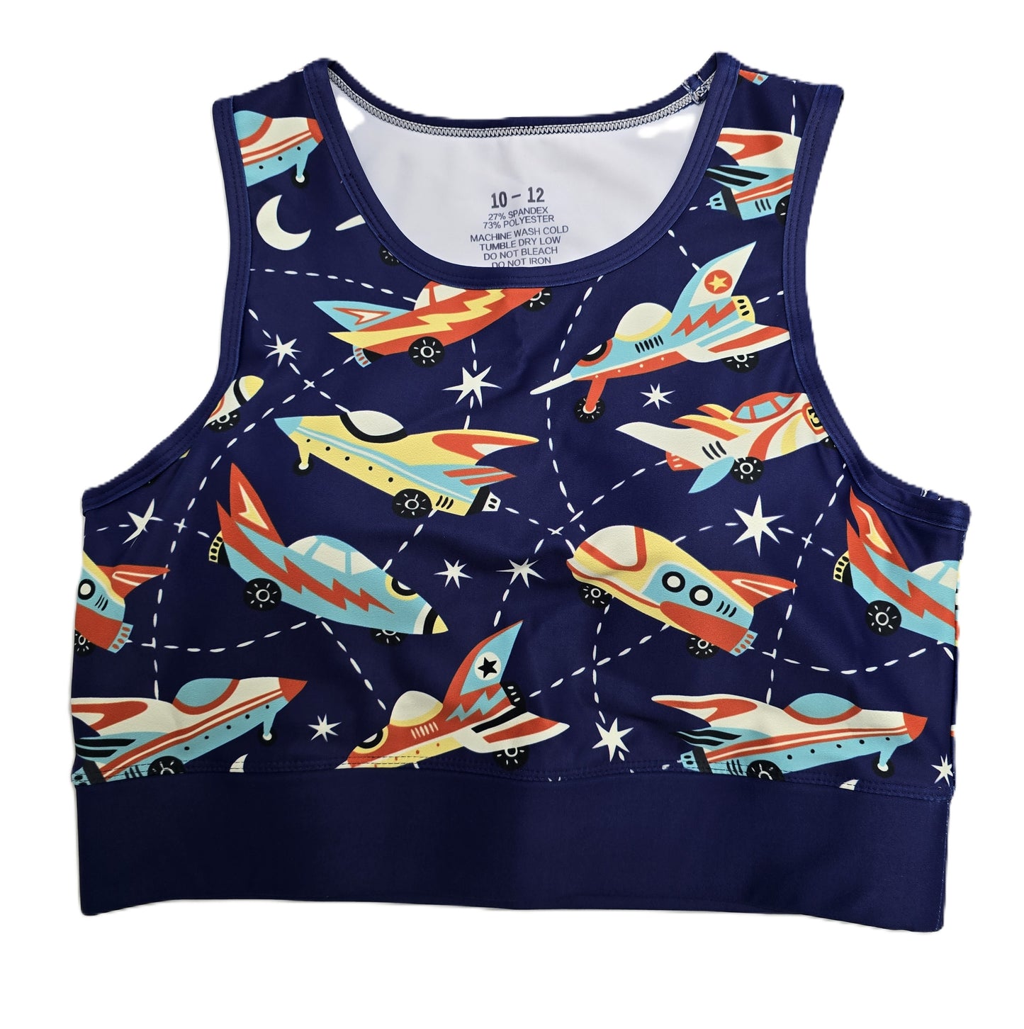 Last Chance - Stardust Skyrocket on Indigo Sports Bra - Size 10-12