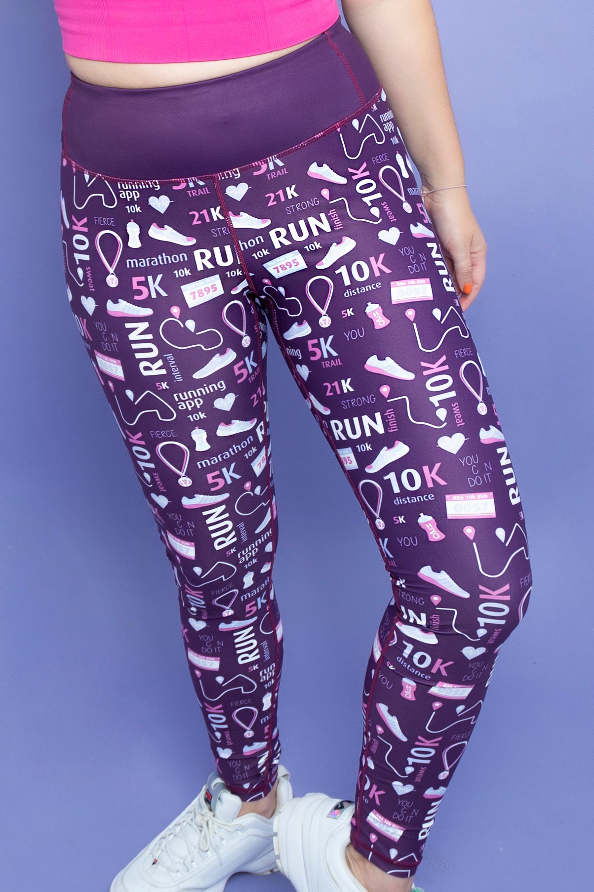 Purple Runners Women's Activewear Leggings