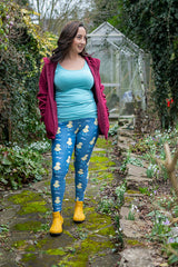 Ducklings in Wellies Women's Activewear Leggings