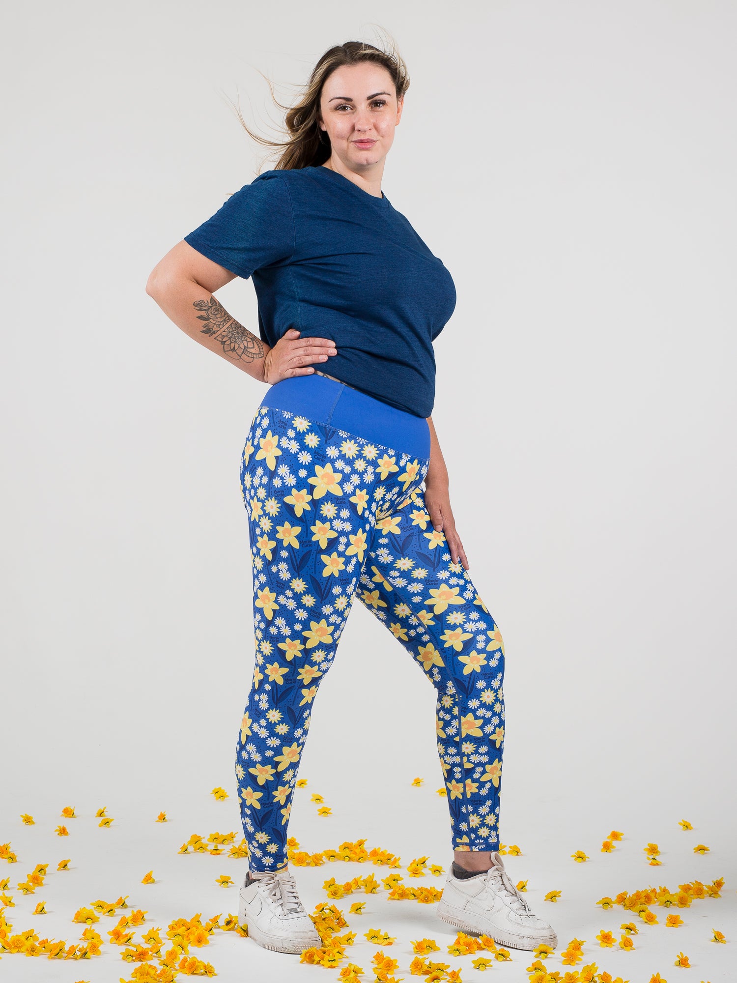Marie Curie Daffodil Women's Activewear Leggings