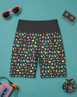 80s Shapes Women's Active Shorts