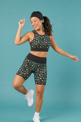 80s Shapes Womens Sports Bra
