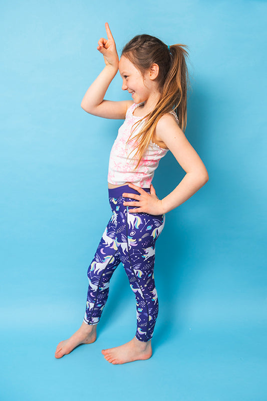 Unicorn Cosmos Children's Active Leggings