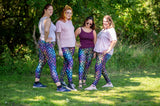 Rainbow Dragon Scales Women's Activewear Leggings