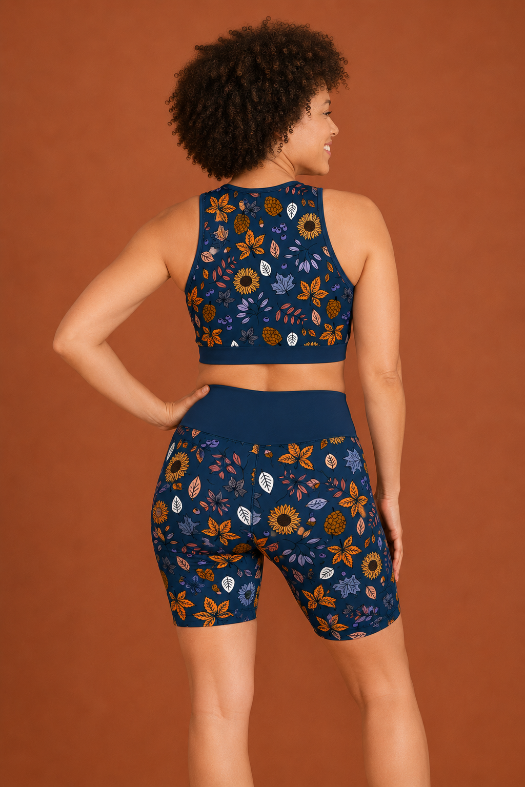 Autumn Dreaming & Sunflower Sports Bra