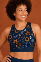 Autumn Dreaming & Sunflower Sports Bra