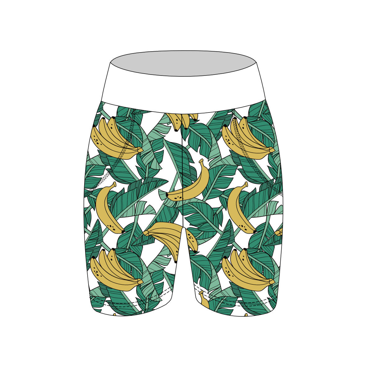 Banana Breeze Women's Active Shorts