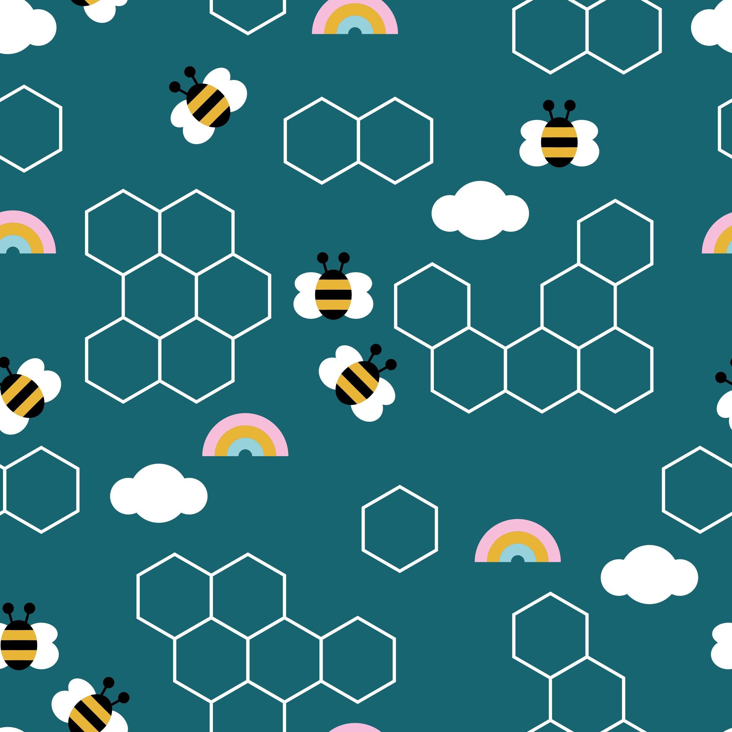 Bees & Rainbows Women's Activewear Leggings