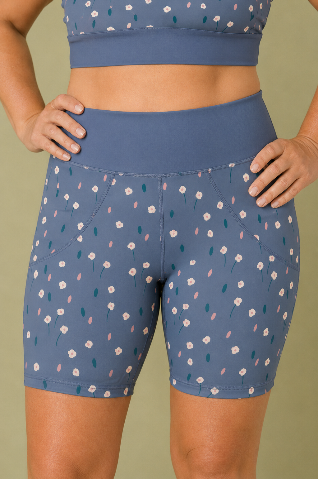 Blue Meadow Women's Active Shorts