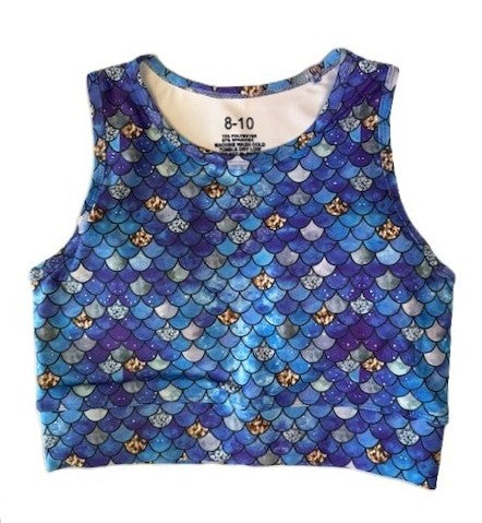 Last Chance - Mermaid Scales Sports Bra - Size 16-18