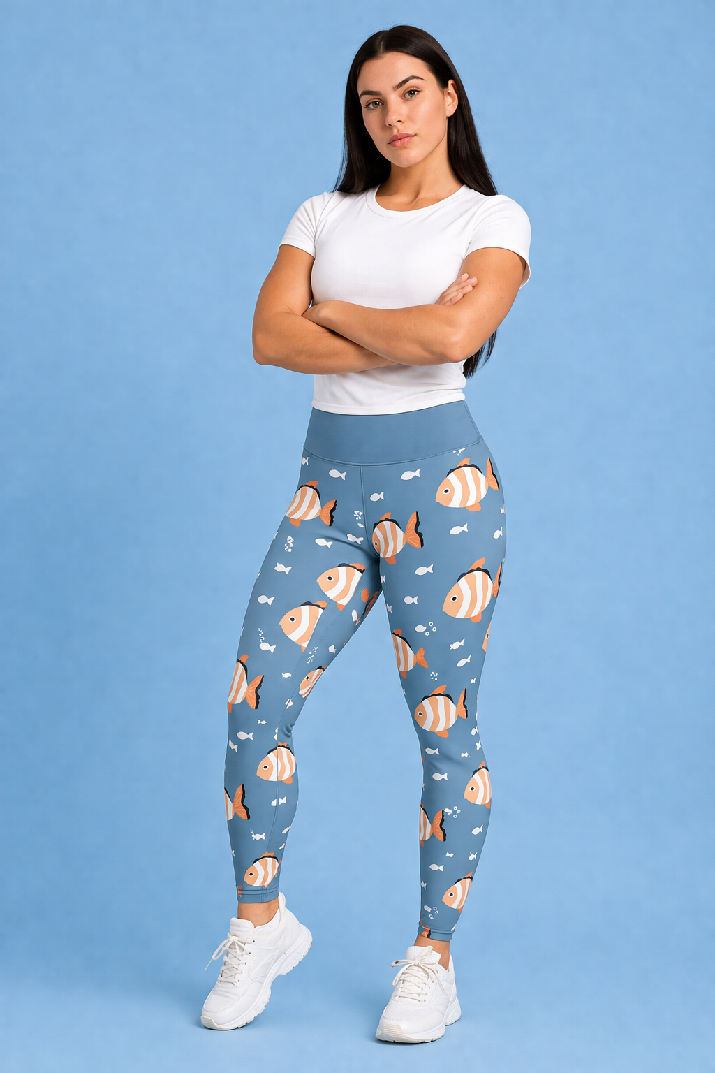 Bubbles the Clownfish Women's Activewear Leggings