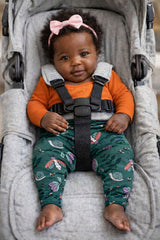 Teal Bug Life Children's Cotton Jersey Leggings