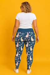 Bunnies & Flowers Women's Activewear Leggings