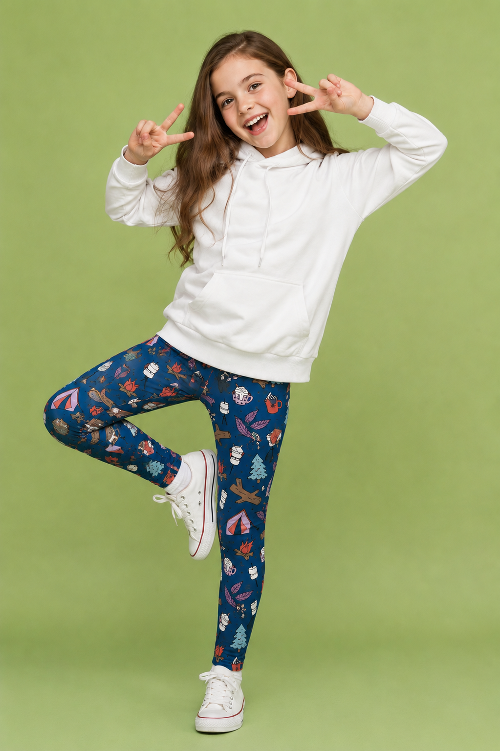 Camping Children's Active Leggings