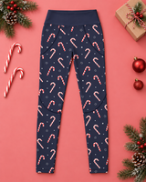 Candy Canes Women's Activewear Leggings