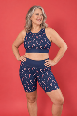 Candy Canes Women's Active Shorts