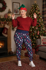 Candy Cane Forest Women's Activewear Leggings