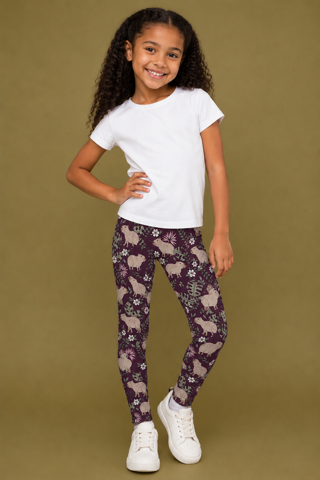 Capybara Children's Active Leggings