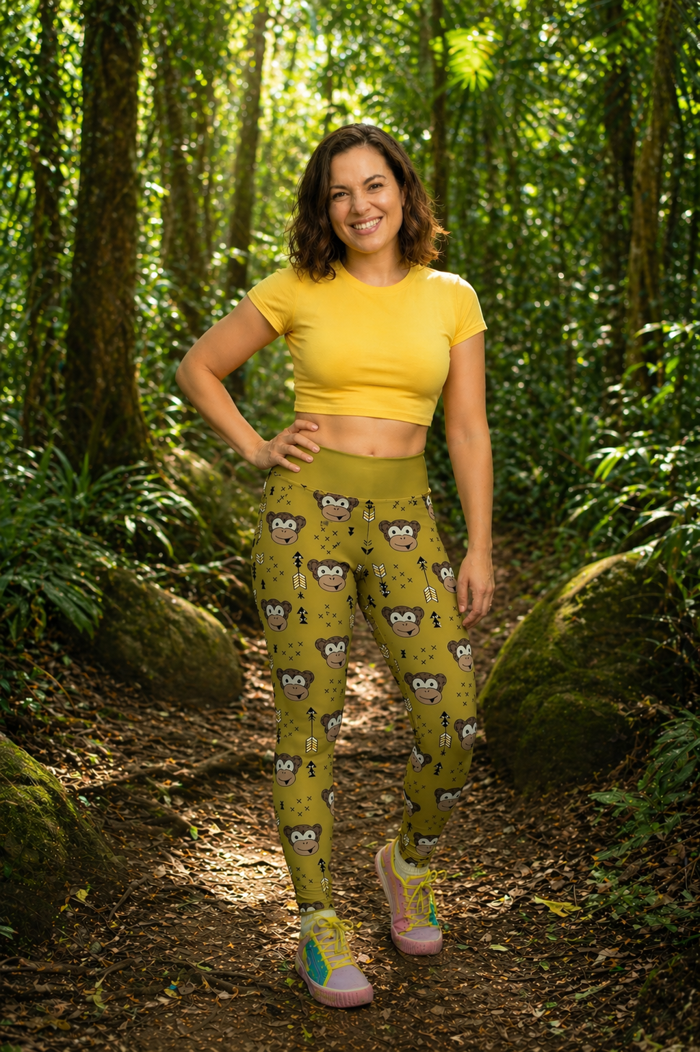 Cheeky Monkey Women's Activewear Leggings