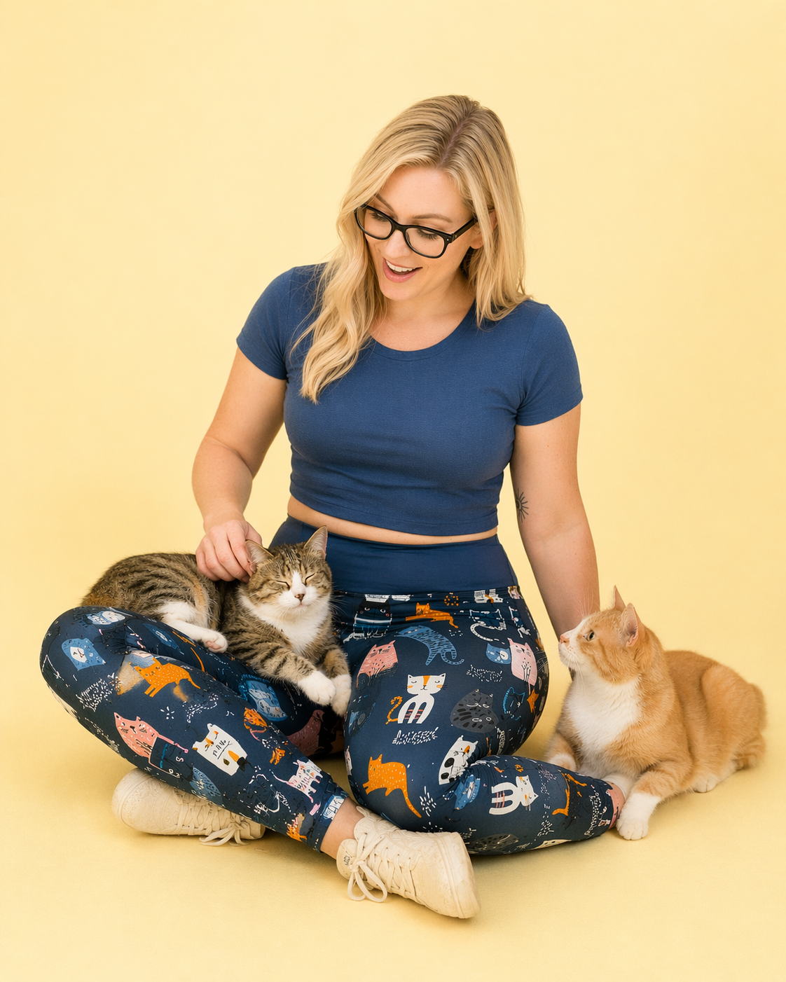 Cheeky Cats Women's Activewear Leggings