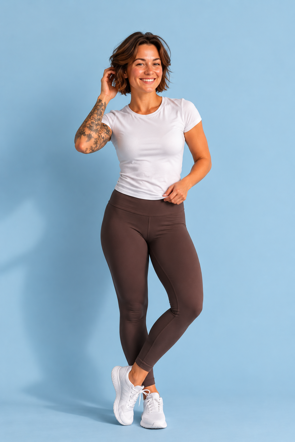 High Performance Chestnut Women's Activewear Leggings