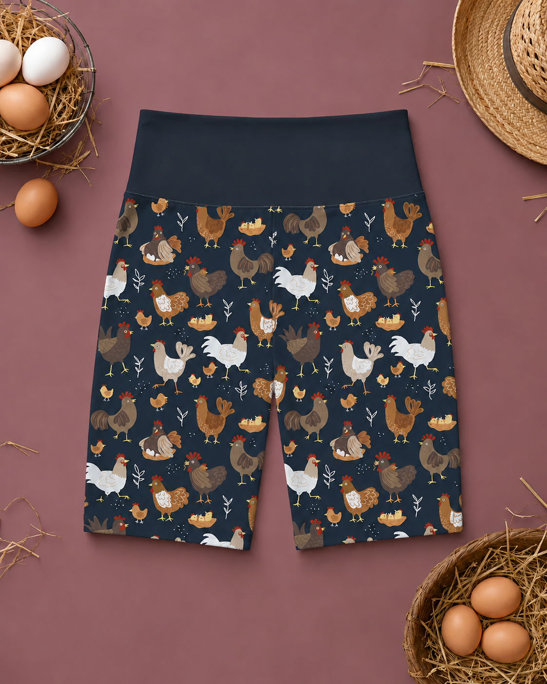 Chickens Women's Active Shorts