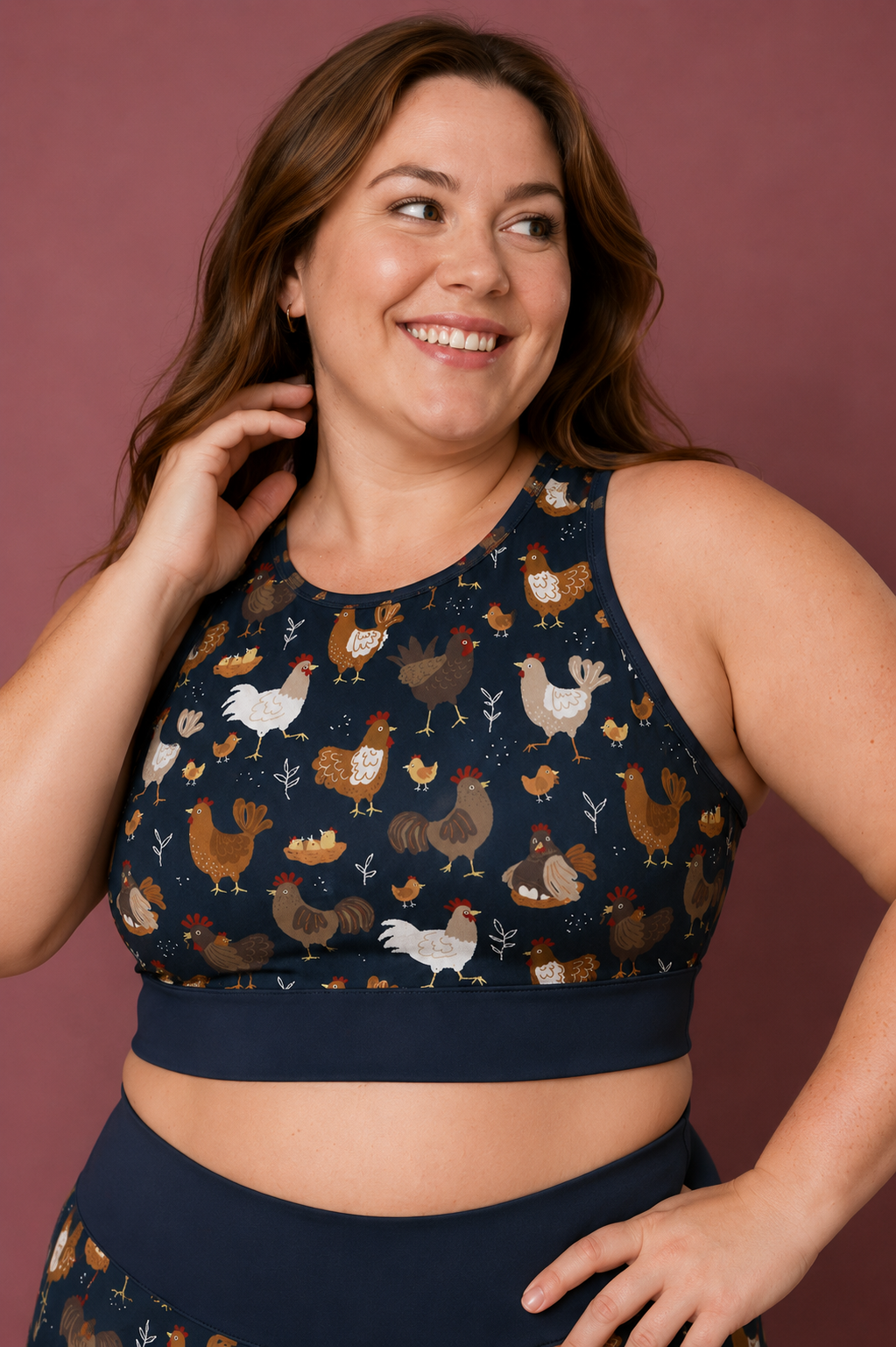Chickens Sports Bra