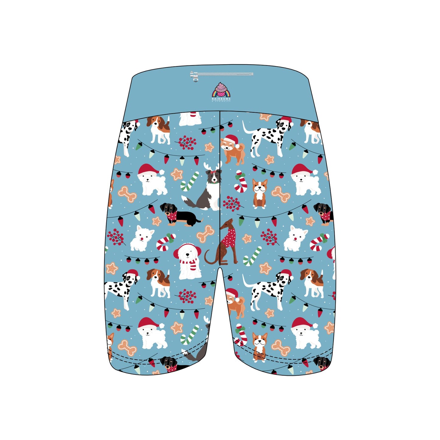 Christmas Dogs Women's Active Shorts