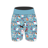 Christmas Dogs Women's Active Shorts