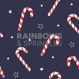 Candy Canes Women's Sports Bra