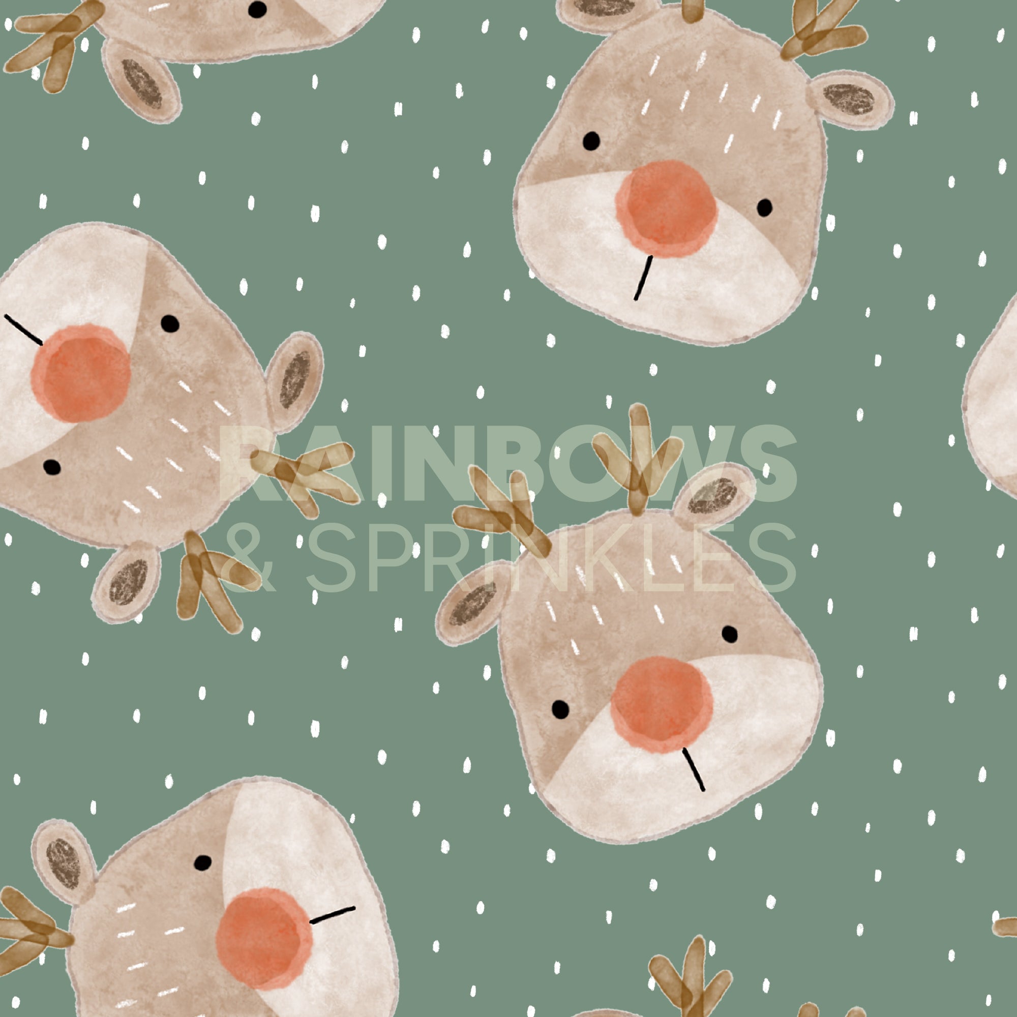 Rudolph Faces Women's Activewear Leggings