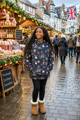 Last Chance - Christmas Treats Kid's Huggable Hoodie