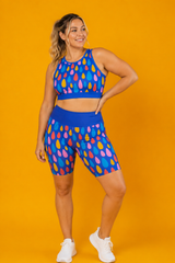 Colourful Raindrops Women's Active Shorts