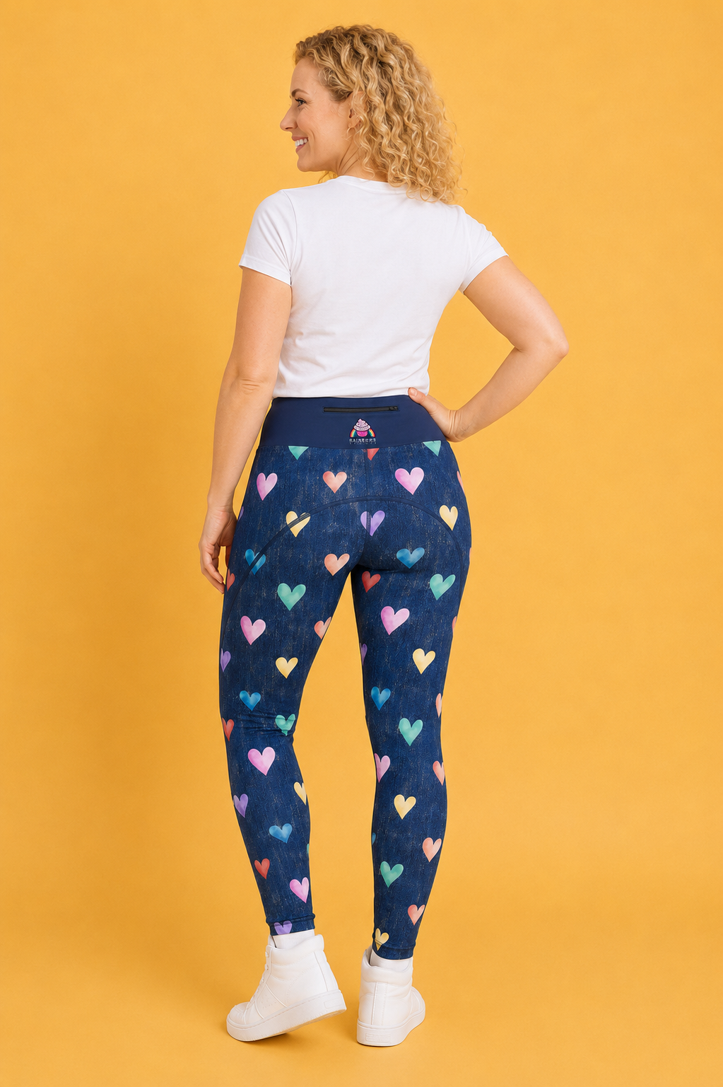 Colourful Hearts Women's Activewear Leggings